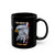 Bald Eagle Art Mug – Black Ceramic Coffee Cup with Monkey’s Painting & Portrait, Artistic Animal Mug, Unique Drinkware, Pet Lover Gift, Colorful Kitchen Decor, Monkey Artwork