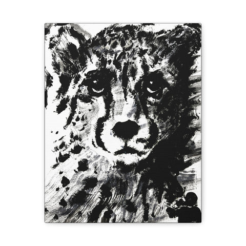 CHEETAH 11X14 REPLICA ON CANVAS