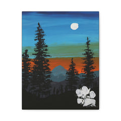 11X14 MOON PINES CANVAS REPLICA