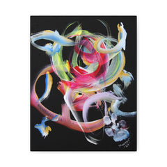 11X14 COLORFULL CHAOS REPLICA ON CANVAS