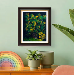 BRIGHT TREE 8X10 ORIGINAL CANVAS BOARD
