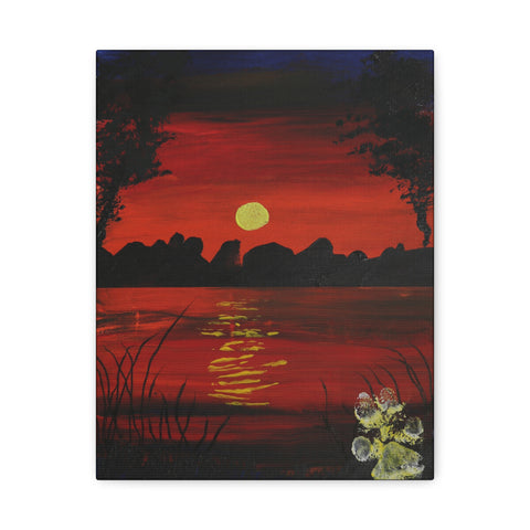 11X14 JULY SUNSET CANVAS REPLICA