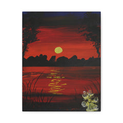 11X14 JULY SUNSET CANVAS REPLICA