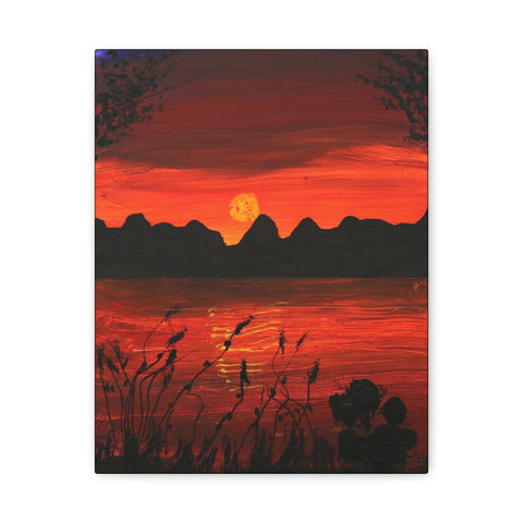 11X14 SEPTEMBER SUNSET CANVAS REPLICA