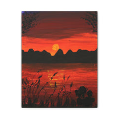 11X14 SEPTEMBER SUNSET CANVAS REPLICA