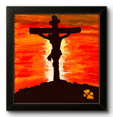 THE CROSS 20X24 STRETCHED CANVAS ORIGINAL