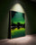 HORNETS NIGHT 5X7 ORIGINAL CANVAS BOARD