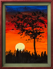 MINI SAVANNAH 5X7 ORIGINAL CANVAS BOARD