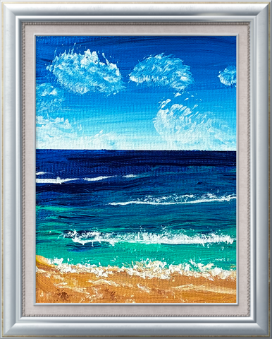 COCO BEACH 5X7 ORIGINAL CANVAS