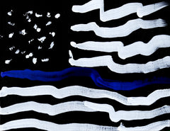 FALLEN K9s 11X14 CANVAS BOARD ORIGINALS