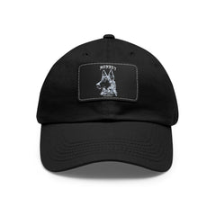 Monkeys Portrait Stylish Dad Hat with Leather Patch, Perfect Gift for Dog Lovers, Casual Wear, Outdoor Activities, Unique Accessory