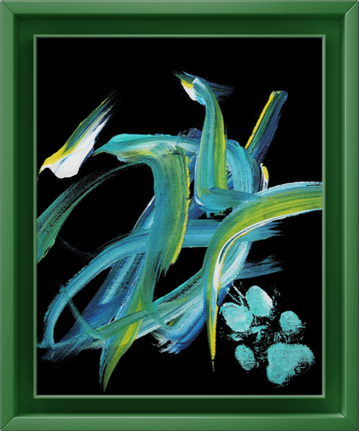 GREEN HORNET 8X10 ORIGINAL CANVAS BOARD