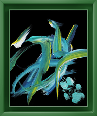 GREEN HORNET 8X10 ORIGINAL CANVAS BOARD