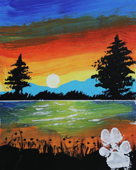 JUNE SUNSET 8X10 Replica card