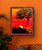 SAVANNAH ON FIRE. ORIGINAL 8X10 CANVAS BOARD