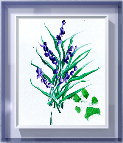 NEW BLUEIS 8X10 ORIGINAL CANVAS BOARD