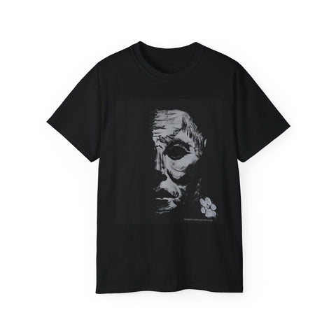 Halloween Horror Black T-Shirt by Monkey