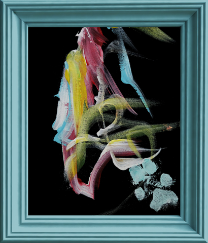 HIDDEN ANGEL 8X10 ORIGINAL CANVAS BOARD