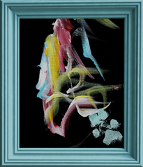 HIDDEN ANGEL 8X10 ORIGINAL CANVAS BOARD