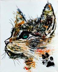 KIT CAT 11X14 CANVAS REPLICA