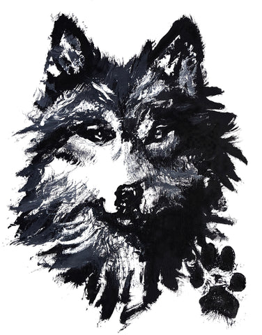 THE WOLF 8X10 REPLICA CARD