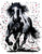 FIRE GALLOP 8X10 REPLICA CARD