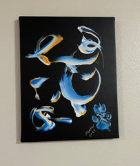 HOWLING HARMONY 11X14 CANVAS REPLICA