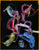 TAILS OF COLOR Stapled Canvas 16X20 Original with a resin coating