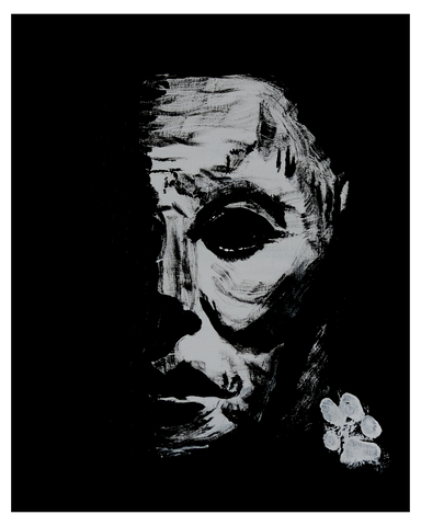 HALLOWEEN 16X20 ORIGINAL STRETCHED CANVAS