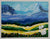 BLUE MOUNTAINS 11X14 ORIGINAL CANVAS BOARD