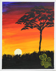 NEW SAVANNAH 11X14 ORIGINAL STRETCHED CANVAS