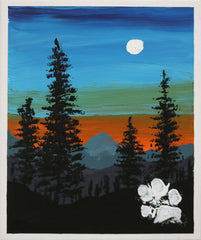 MOON PINES 8X10 REPLICA CARD