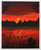 Sept Red Sky 11X14 Original STRETCHED CANVAS