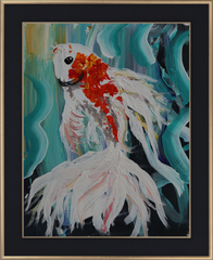 THE KOI 11X14 STRETCHED CANVAS ORIGINAL