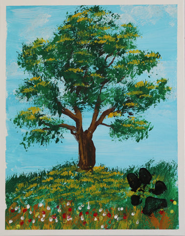 THE TREE 8X10 REPLICA CARD
