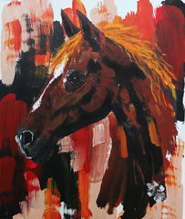 TITUS THE HORSE 8X10 REPLICA CARD