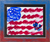 US FLAG #2 8X10 ORIGINAL CANVAS BOARD