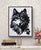 THE WOLF 11X14 STRETCHED CANVAS ORIGINAL PAINTING