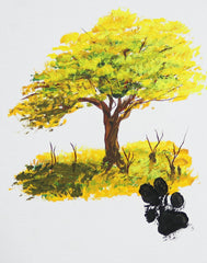 GOLDEN TREE 11X14 ORIGINAL STRETCHED CANVAS