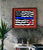 HEROES FLAG 8X10 ORIGINAL CANVAS BOARD