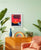 MARCH RED 8X10 ORIGINAL CANVAS BOARD