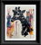 GIRAFFE ONE 20X24 ORIGINAL STRETCHED CANVAS