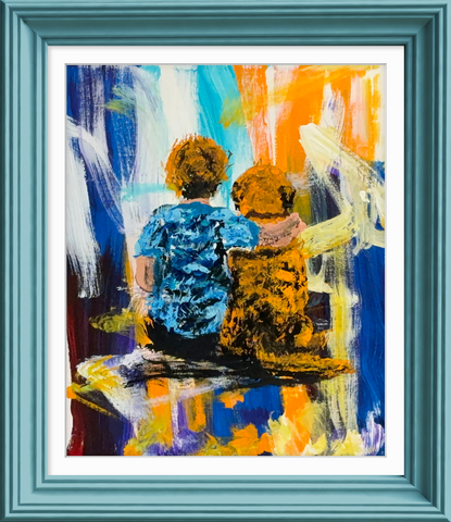 FRIENDSHIP 11X14 STRETCHED CANVAS ORIGINAL