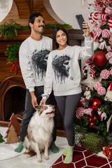 Jesus  Stylish Champion Sweatshirt with Unique Monkey Design, Cozy Sweatshirt, Animal Lover Gift, Casual Wear, Perfect for Fall